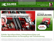 Tablet Screenshot of kalinke.de